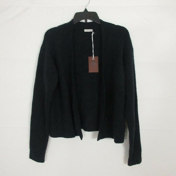 BETTER RICH NY Jane cardigan Sweater women's open-front SMALL deep Navy - Picture 8 of 10